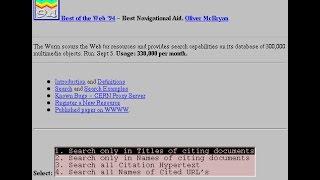 122. The First Web Search Engine? With Oliver McBryan