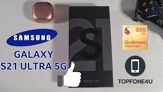 Samsung Galaxy S21 Ultra Unboxing and initial Set up Snapdragon 888 Version