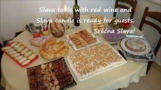 Family patron saint’s day (Slava)