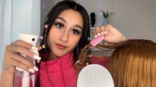 ASMR| School nurse checks your HAIR for LICE.. 