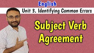 Subject Verb agreement  (Common Errors in writing) English 3110002 GTU |BE 1st year | Sem 1 and 2