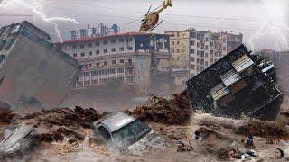 Top 50 minutes of natural disasters caught on camera. Most flood in history. Taiwan