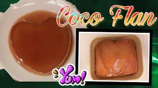 LECHE FLAN WITH COCONUT CREAM