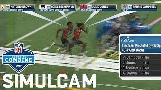 40-Yard Dash Simulcam: Metcalf vs. Julio, Ramsey, Sherman | Haskins vs. Baker & More!