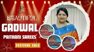 Gadwal Paithani Sarees Collection | Latest Sarees Online Shopping | Jabitas Choice Chunduru Sisters