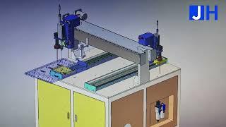 Machine for assembling two different types of screws | Screw automatic assembly machine