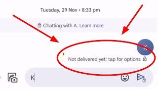 not delivered yet tap for options android -- not delivered yet tap for options massage