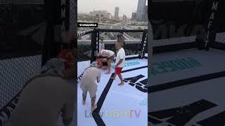 Khamzat Chimaev BEAT a Russian Blogger in Dubai #chimaev