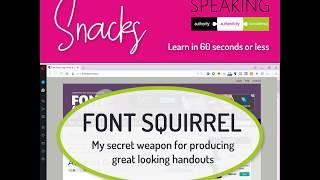 Knowledge Snacks - Font Squirrel