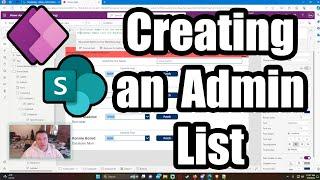 How to Create a Simple Admin List for Your PowerApp Using a SharePoint List | 2024 Tutorial
