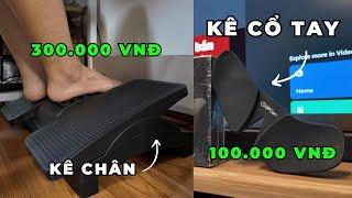 Phụ Kiện chữa Đau Chân, Đau Tay cho Setup PC của các bạn ! Kê chân Upgen, Kê cổ tay Upgen // DuyViu