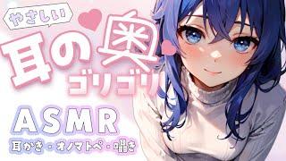 【ASMR／3Dio】ステンレスの耳かきでお耳をゴリゴリ~囁きオノマトペ【新人VTuber／涼華フワリ】