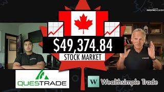 OUR PORTFOLIO UPDATE | $49,374.84 Questrade & Wealthsimple Trade Portfolio Update | Ep. 7