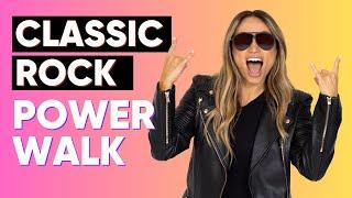 Get 2400 Steps FAST in this Cardio Power Walk [CLASSIC ROCK HITS]