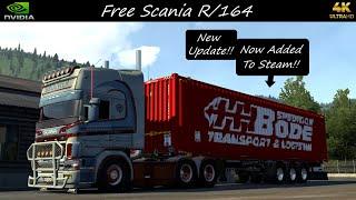 *Free Scania R* Box Container Haul Graz to Vienna *Weather_3.1/TAA Combo* 1.50 ETS2 4K