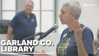 Community rallies to support Garland County Library at heated public hearing