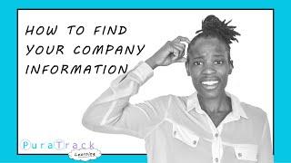 How to FIND your COMPANY INFORMATION on Companies House.