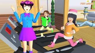 Yuta Dan Mio Challenge 24 Jam Lari Di Tredmill Tapi.. | Sakura School Simulator | Papi Wilson