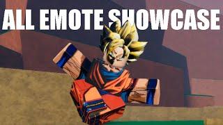 ALL EMOTES SHOWCASE | Z Battlegrounds