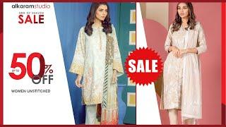 Alkaram Studio Summer Clearance Sale 50% Off | Alkaram End of Season Sale 2020 | Zee Vlogs