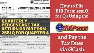 How to File Quarterly Percentage Tax Return (BIR Form 2551Q) | How-To