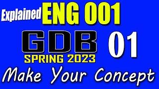 ENG001 GDB 1 Solution 2023 | ENG001 Spring 2023 GDB | AM VU Helper