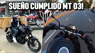 FUIMOS a RETIRAR mi NUEVA MOTO, YAMAHA MT 03 2024!