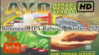 Renungan HPS Rabu 21 Oktober 2020