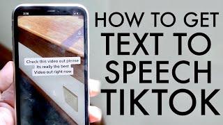 How To Get Text To Speech On TikTok If you Can't See The Option!