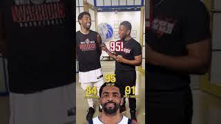 Kyrie REACTS to his 2K rating 