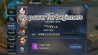 How to up power for beginners goddess primal chaos sea