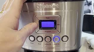How to Set the Clock on Cuisinart Coffee Maker