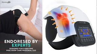 How to Use the Knee Massager with Heat, Vibration, Compression and Red Light Therapy by Renewgoo