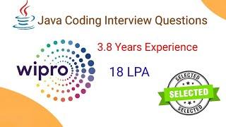 Wipro Java Coding Interview Questions and Answers | Java Full Stack Developer | Wipro Interview