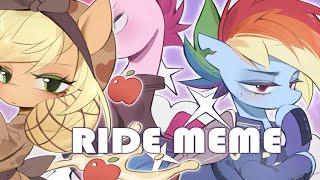 WANNA RIDE || mane 6 MLP meme [by 杜宾TAE]