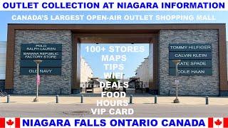 OUTLET COLLECTION AT NIAGARA MALL INFORMATION VIDEO - MAPS! FOOD! DEALS! TIPS! 100 STORES!