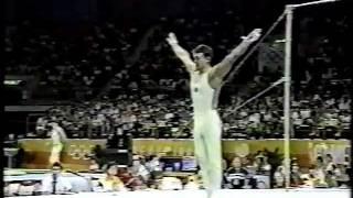 Vladimir Novikov (URS) - 1988 Olympics - Compulsories - High Bar
