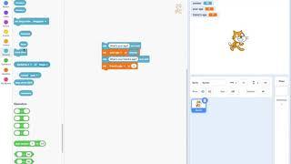 Scratch coding: using variables and taking input from the user of your code