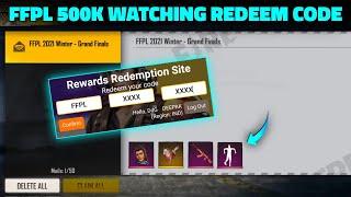 FREE FIRE REDEEM CODE TODAY | FFPL 500K LIVE WATCHING REDEEM CODE IN GARENA FREE FIRE