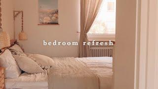 Cleaning & decorating my cozy bedroom | Room refresh