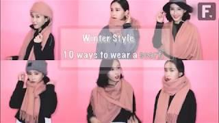 Select your scarves and study how to wear a scarf from FashionTIY