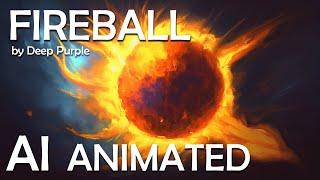 Fireball by Deep Purple - AI animated clip