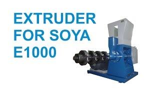 Extruder for soya E-1000 / Kiev / 2016.12.15