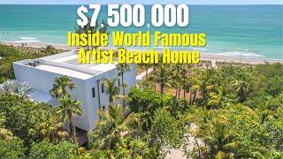 World Famous Iconic Artist Beachfront Home! - Captiva Island, Florida Real Estate