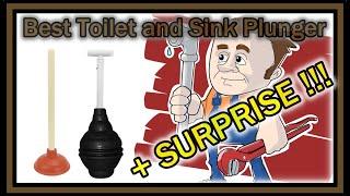 Best Toilet or Sink Plunger (And A Brand NEW Innovative Product) To Unclog a Clogged Toilet Or Sink