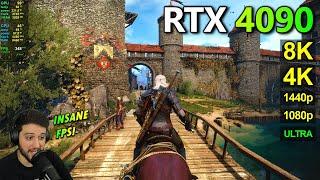 RTX 4090 | The Witcher 3 - 1080p, 1440p, 4K, 8K - ULTRA