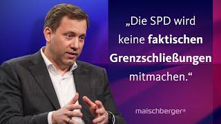 SPD-Chef Lars Klingbeil über die Sondierungsgespräche mit der Union | maischberger