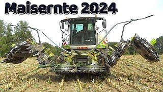 Maisernte 2024 - DJI Drohne begleitet die Ernte