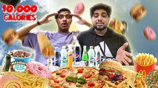 Eating 10,000 Calories In 24 Hours Challenge!!!