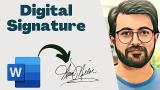 ️ How to Add digital signature on word document || Add signature on word documents || Digital sign